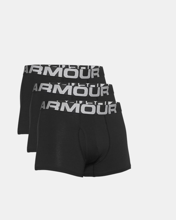 Under Armour 3 Pack Charged Cotton Sports Underwear Boxer Homme 